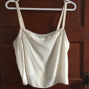 Aritzia Wilfred silk cropped camisole